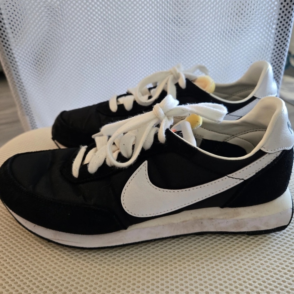 Nike Waffle Trainer 2 Sneakers Size 4Y Womens 5.5 Unisex Black Shoes DC6477-001